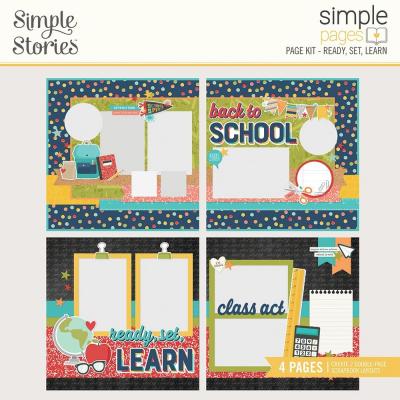 Simple Stories School Life Pages Kit - Ready, Set, Learn